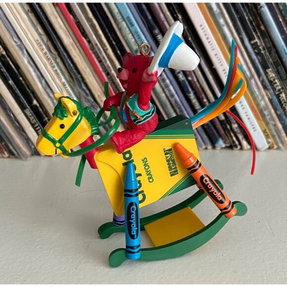 Hallmark Keepsake Ornament Bright Rocking Colors Crayola Crayon Collector's - Picture 1 of 4